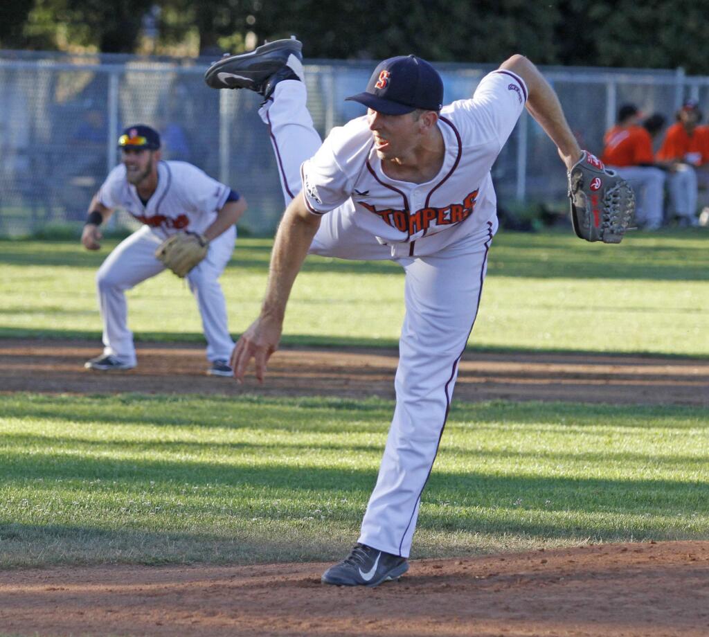 Bill Hoban/Index-TribuneSonoma Stomper Tyler Garkow was named the Pacific Association's Pitcher of the Year.