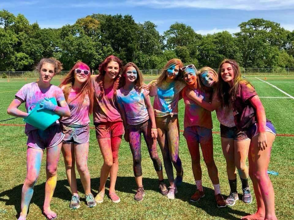 Adele's annual Color Run is a highlight of the spring semester.