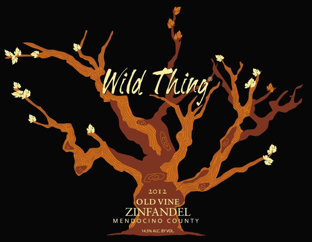 Carol Shelton Wild Thing, 2012 Old Vine Zinfandel Mendocino WOW 10.14