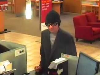 Sebastopol police were looking for a man they say attempted to rob the Wells Fargo bank on Bodega Avenue on Monday, Oct. 31, 2016. (COURTESY OF SEBASTOPOL POLICE DEPARTMENT)