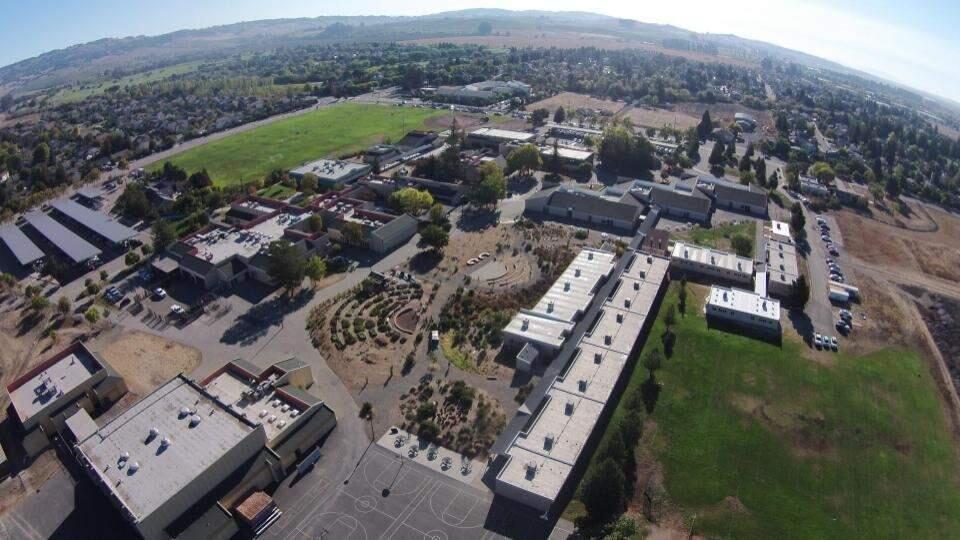 Aerial view of Casa Grande High School in Petaluma. (Casa Grande High School)