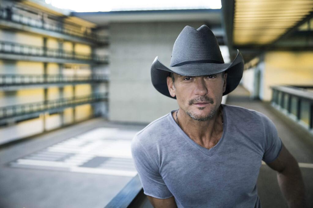 Tim McGraw is set to play the Country Summer music fest in Santa Rosa in June. (TIMMCGRAW.COM)