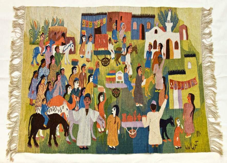 The Sonoma Valley Museum of Art exhibit, “An Accomplishment in Creativity: The Egyptian Children's Tapestries,” will display more than 25 Egyptian weavings. (SVMA)