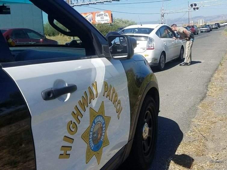CHP officers are looking for a driver hit by another vehicle in a suspected DUI crash on Highway 37 at Sears Point on Friday, July 22, 2017. (CHP - MARIN/ FACEBOOK)