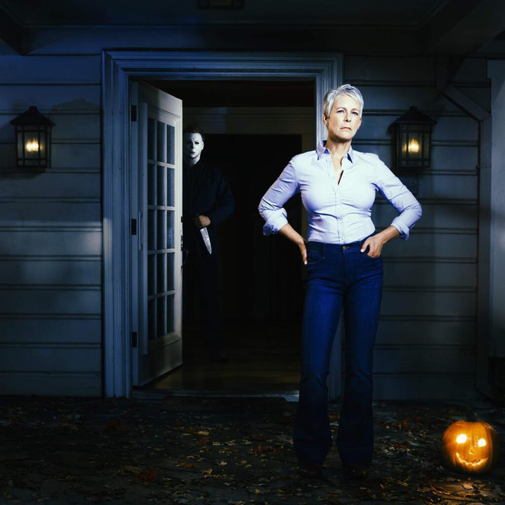 Jamie Lee Curtis returns to her iconic role as Laurie Strode, who comes to her final confrontation with Michael Myers, the masked figure who has haunted her since she narrowly escaped his killing spree on Halloween night four decades ago. (Universal Pictures)