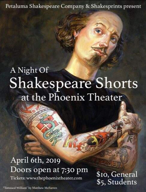 TATTOOED MAN: Shakespeare gets super-cool this weekend at the Phoenix Theater.