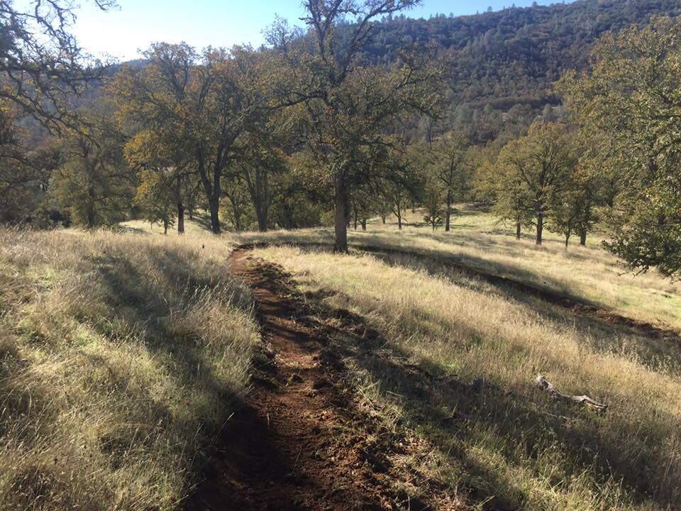 The mountain biking trail built at Six Sigma Ranch and Winery in Lake County. (Facebook)