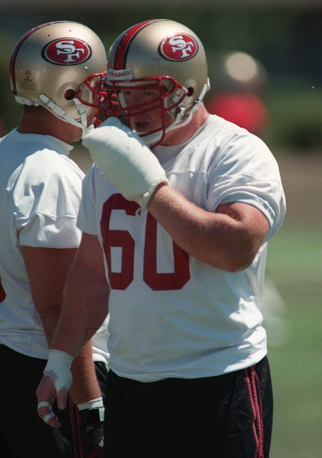 Analy graduate Ben Lynch played six seasons in the NFL, including four with the 49ers. (John Burgess / The Press Democrat file, 2000)
