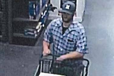 Petaluma police say they are seeking this man suspected of stealing a gas-powered generator from Friedman's Home Improvement on Friday, April 22, 2016. (PETALUMA POLICE DEPARTMENT)