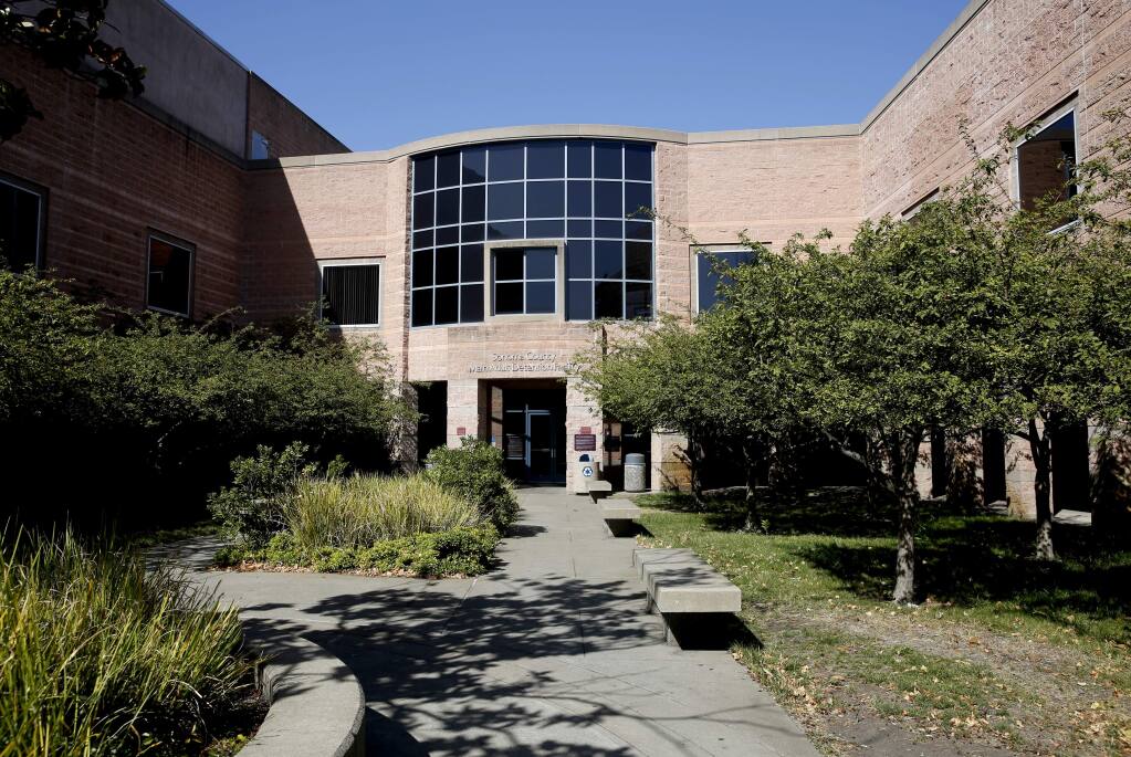 The Sonoma County Main Adult Detention Facility in Santa Rosa in 2015. (Beth Schlanker/ The Press Democrat)