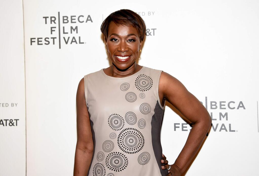 FILE - In this April 20, 2018 file photo, Joy Reid attends the Tribeca TV screening of 'Rest in Power: The Trayvon Martin Story' during the 2018 Tribeca Film Festival in New York. Reid insists that homophobic language in one of her old blog posts is the work of a computer hacker and her security expert said Wednesday they have a strong suspicion of who did it. (Photo by Evan Agostini/Invision/AP, File)