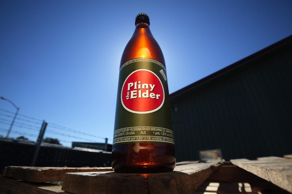 Pliny the Elder is Russian River Brewing Company's popular Double India Pale Ale. (Chris Hardy/ For the Press Democrat)