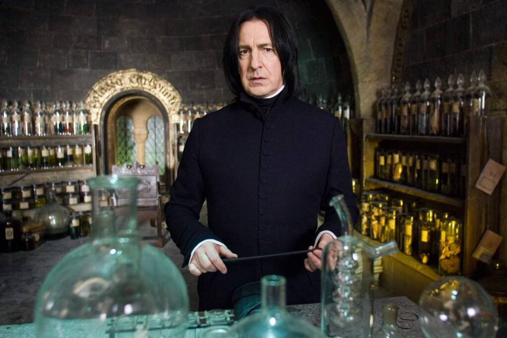Alan Rickman as Professor Snape in “Harry Potter and the Order of the Phoenix.” (WARNER BROS.)