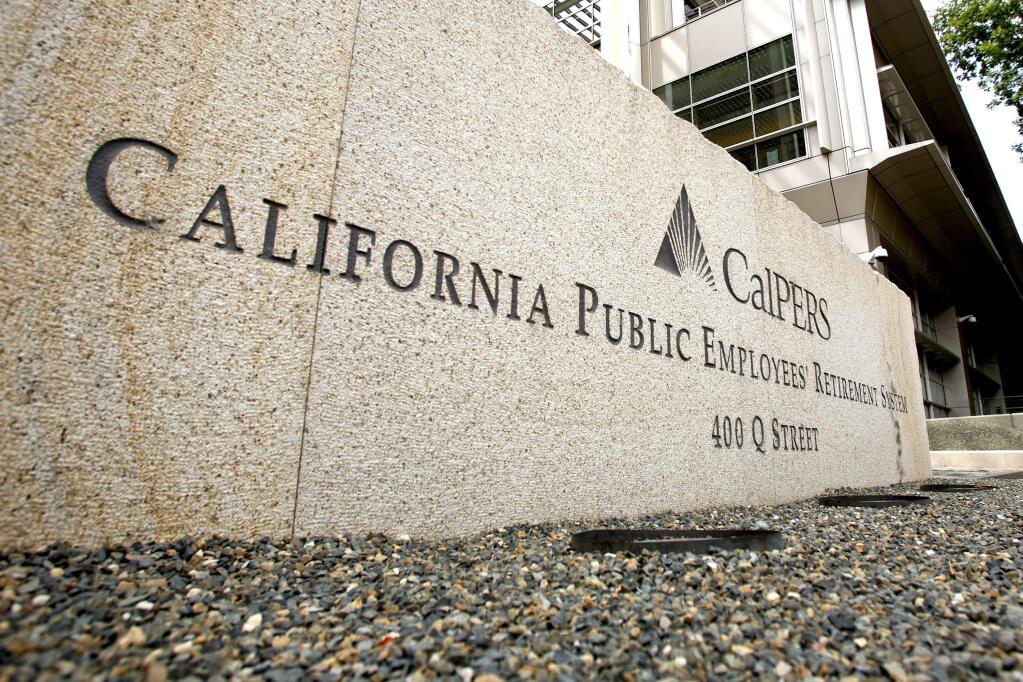 The California Public EmployeesÍ Retirement System is lowering expectations on its investment returns, but delaying the impact on member agencies. (KEN JAMES / Bloomberg)