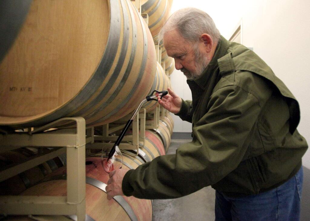 Richard Arrowood, winemaster of Amapola Creek. (PD FILE)