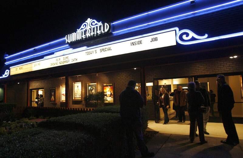 Summerfield Cinemas held a private screening prior to the opening at the newly renovated theater dedicated to independent films on Summerfield Road in Santa Rosa, Nov. 23, 2010.