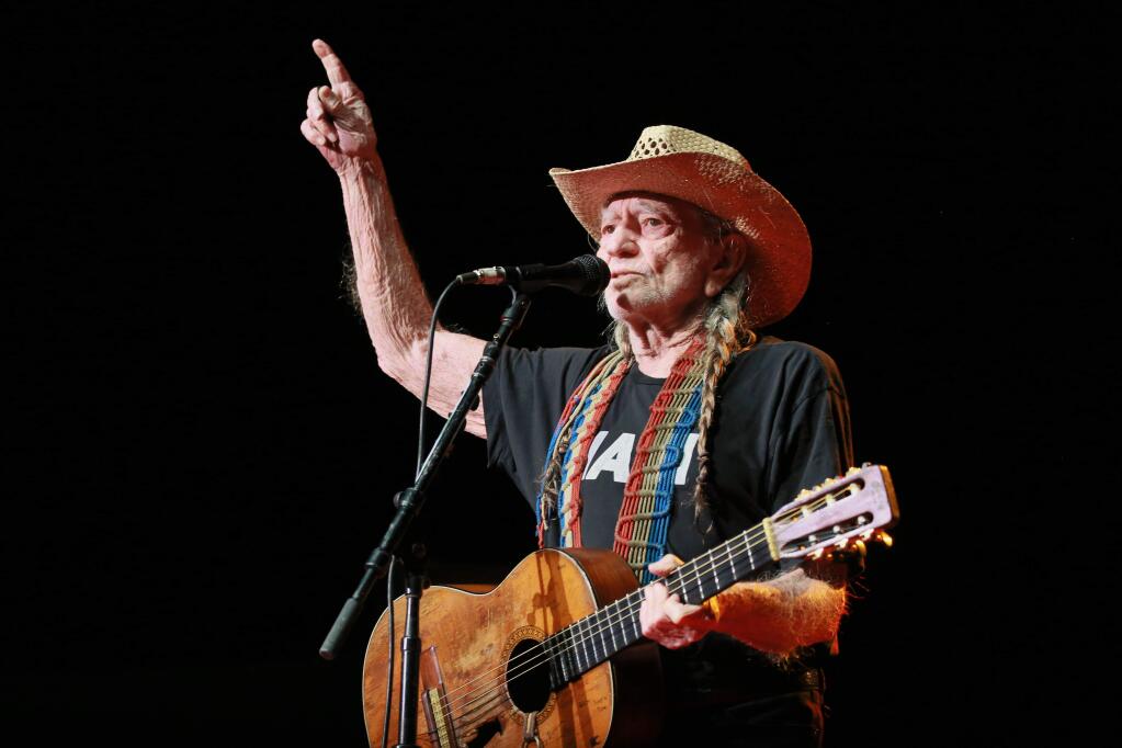 Willie Nelson performs Tuesday, May 7, 2019, at the Luther Burbank Center for the Arts in Santa Rosa. (Will Bucquoy/For The Press Democrat file)
