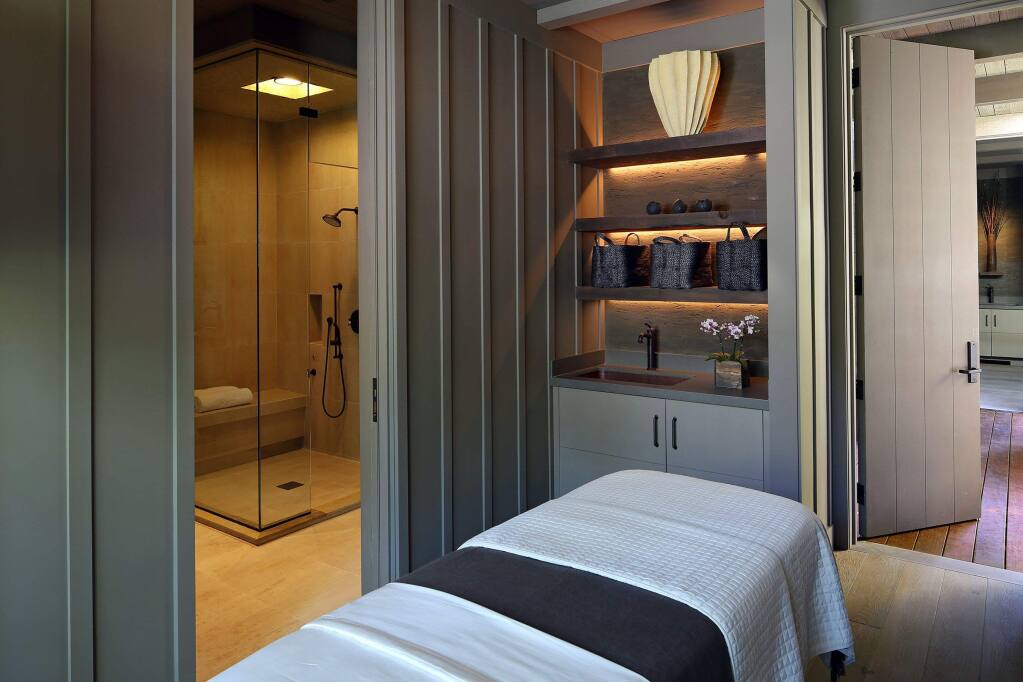 A Single Treatment Suite in the new Meadowood Spa. (PRNewsFoto/Meadowood Napa Valley)