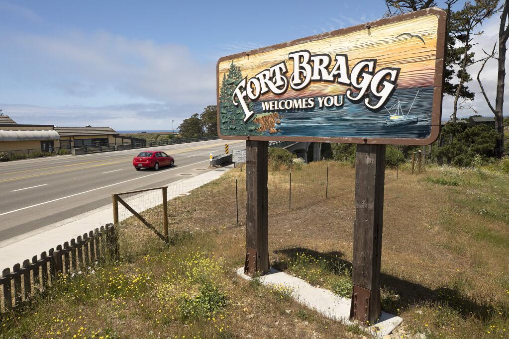 Fort Bragg's City Council has agreed to hold a public discussion next Monday on a proposal to hold a referendum on the town's name, which takes after a Confederate Civil War commander and slave owner, the same man honored by the military for the eponymous base and city in North Carolina. (John Burgess/The Press Democrat)