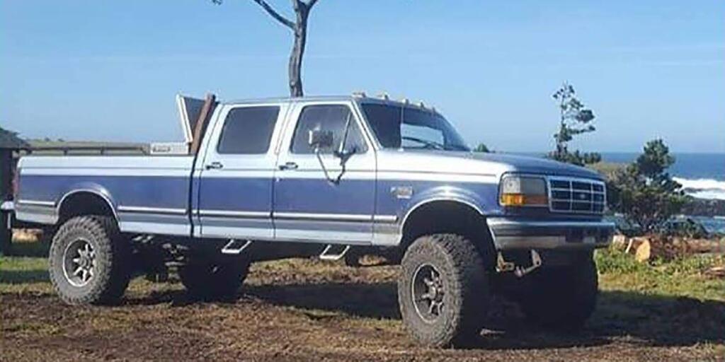 The truck Andrew Crowningshield was believed to be driving. (Mendocino County Sheriff's Office)