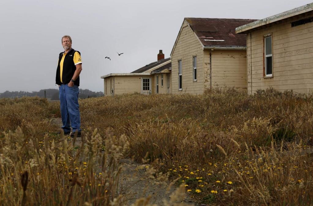 7/3/2014: B1: Alan B. West, a professor of biology, stands outside the staff and student housing units at the Mendocino College Point Arena Field Station in Point Arena on TuesdayPC: Alan B. West, a professor of biology, stands outside the staff and student housing units at the Mendocino College Point Arena Field Station in Point Arena, on Tuesday, July 1, 2014.(BETH SCHLANKER/ The Press Democrat)