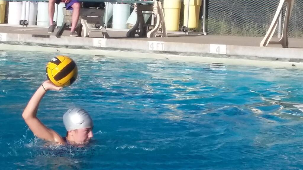 LUKE STRAUB PHOTOAmaia Gara, 12, is on a crusade to bring water polo into Petaluma high schools before she is old enough to attend.