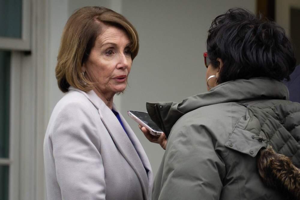 House majority leader Nancy Pelosi is taking a long view in regards to President Trump's White House indiscretions.