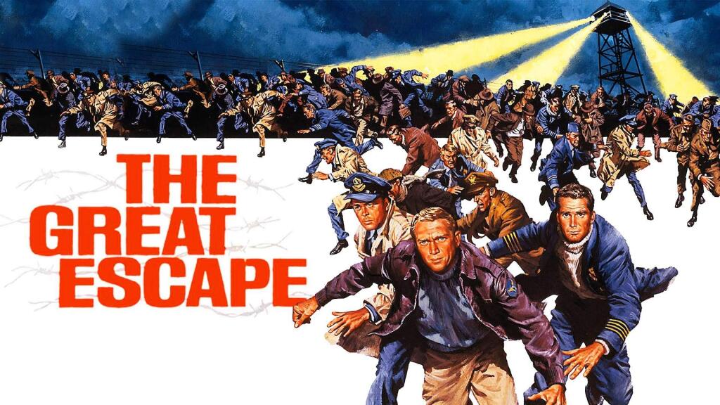 The poster from the film, 'The Great Escape.'