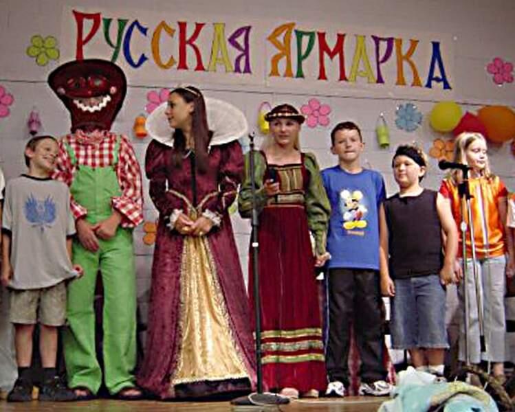 Tanya Kazyra, 16, 4th from the right, a participant in the Chernobyl Children's Project who has decided not to return to her home in Russia. She is seen here in a talent show that she took part in in 2005 during her stay. The Chernobyl Children's Project was started In 1991 by Cliff and Connie McClain of Petaluma to bring children living in areas affected by the explosion at the Chernobyl nuclear plant to Petalauma for a six-week respite. Scott Manchester / The Press Democrat