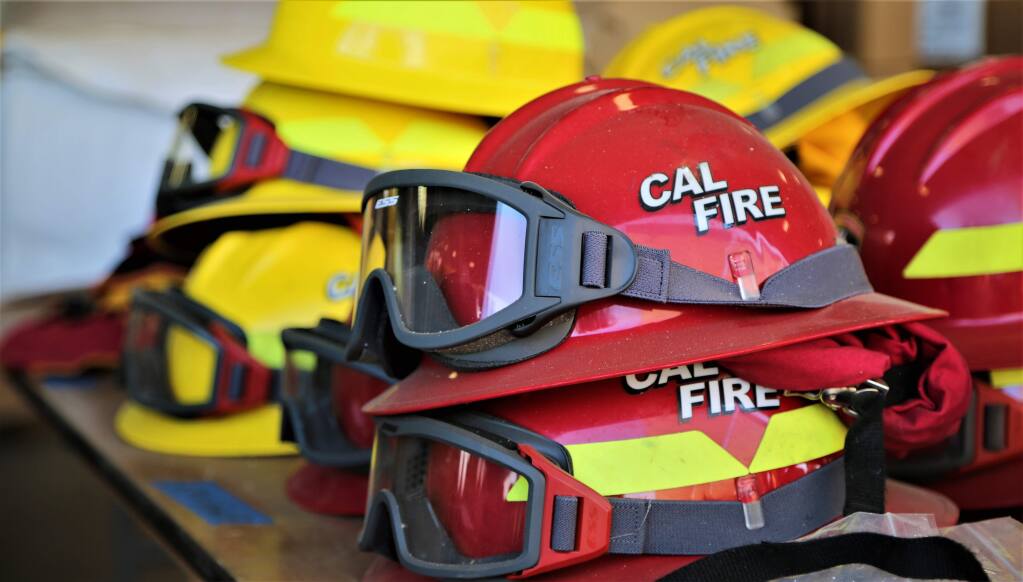 File photo of Cal Fire equipment. (Will Bucquoy/for the Press Democrat)