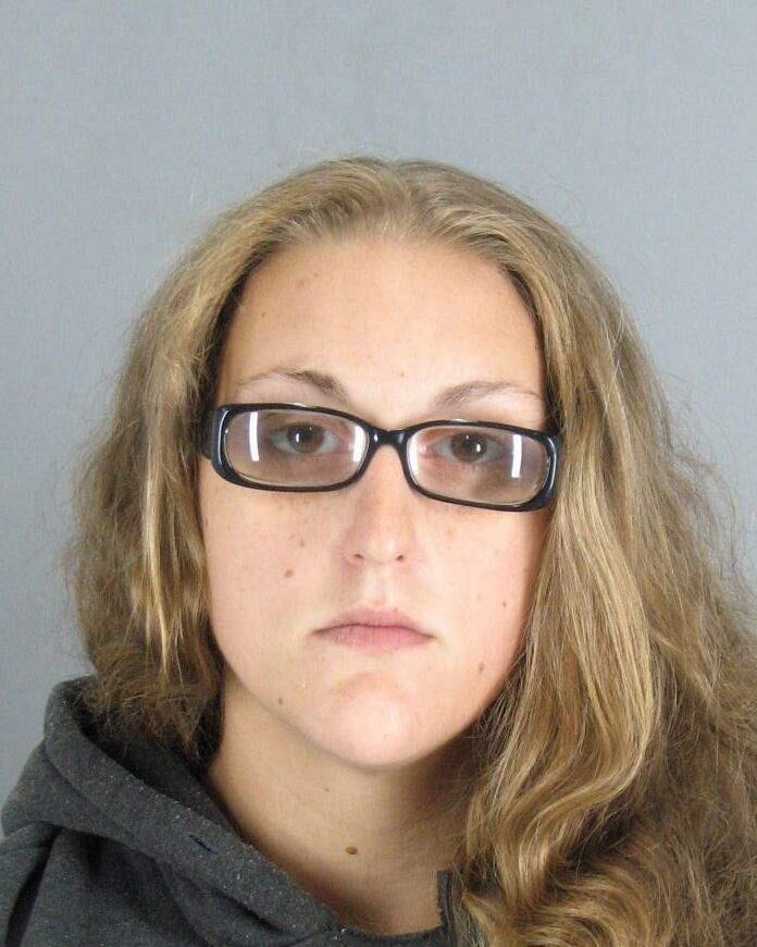 In this photo released Sept. 13, 2017 by the San Mateo County, Calif., Sheriff's Office is Sarah Lockner. Lockner, a McDonald's employee in Redwood City, Calif., was charged with attempted murder after she was arrested on suspicion of trying to flush her newborn baby down a toilet at the fast-food restaurant on Sept. 4, 2017, prosecutors said Wednesday. Lockner, 25, who was jailed on $11 million bail. (San Mateo County Sheriff's Office via AP)