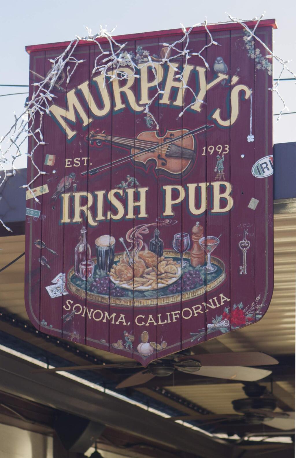 Murphy's Irish Pub on First Street East in Sonoma.(Photo by Robbi Pengelly/Index-Tribune)