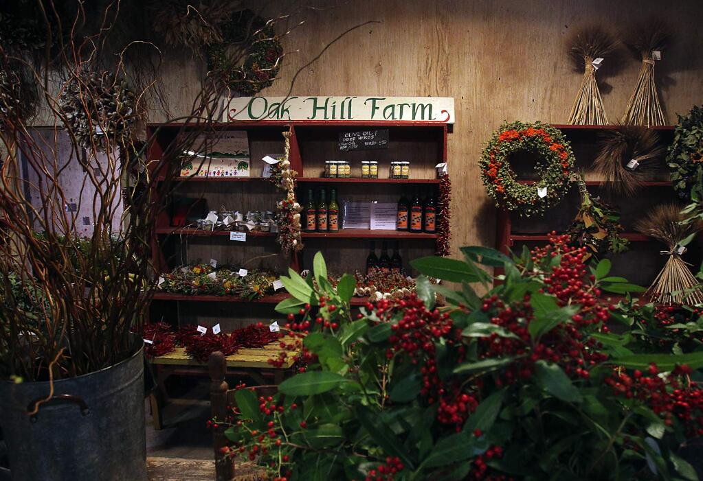 The Red Barn Store at Oak Hill Farm in Glen Ellen. (File photo)