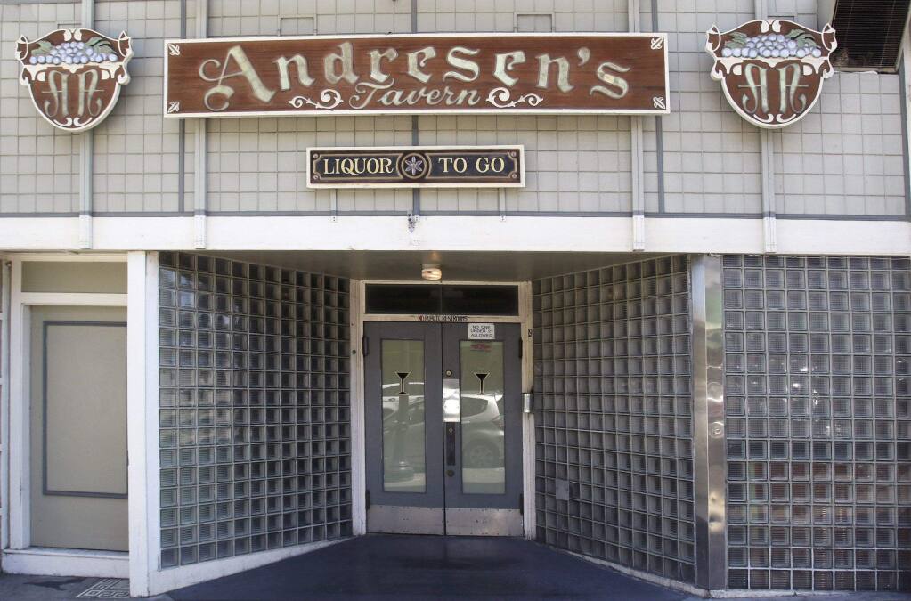 Andresen's Tavern on Western Ave. in Petaluma on Monday afternoon July 3, 2017. Scott Manchester/For The Argus-Courier