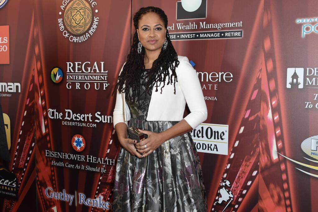 Ava DuVernay poses at the Palm Springs International Film Festival opening night screening of SELMA at Palm Springs High School on Friday, Jan. 2, 2015, in Palm Springs, Calif. (Photo by Rob Latour/Invision/AP)
