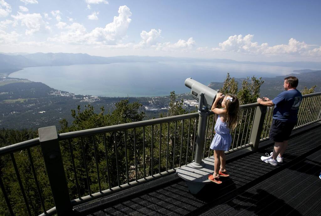 As far-fetched as it may sound, Lake Tahoe could be connected with the Bay Area in a Northern California megaregion imagined by a Bay Area think tank. (RICH PEDRONCELLI / Associated Press, 2017)