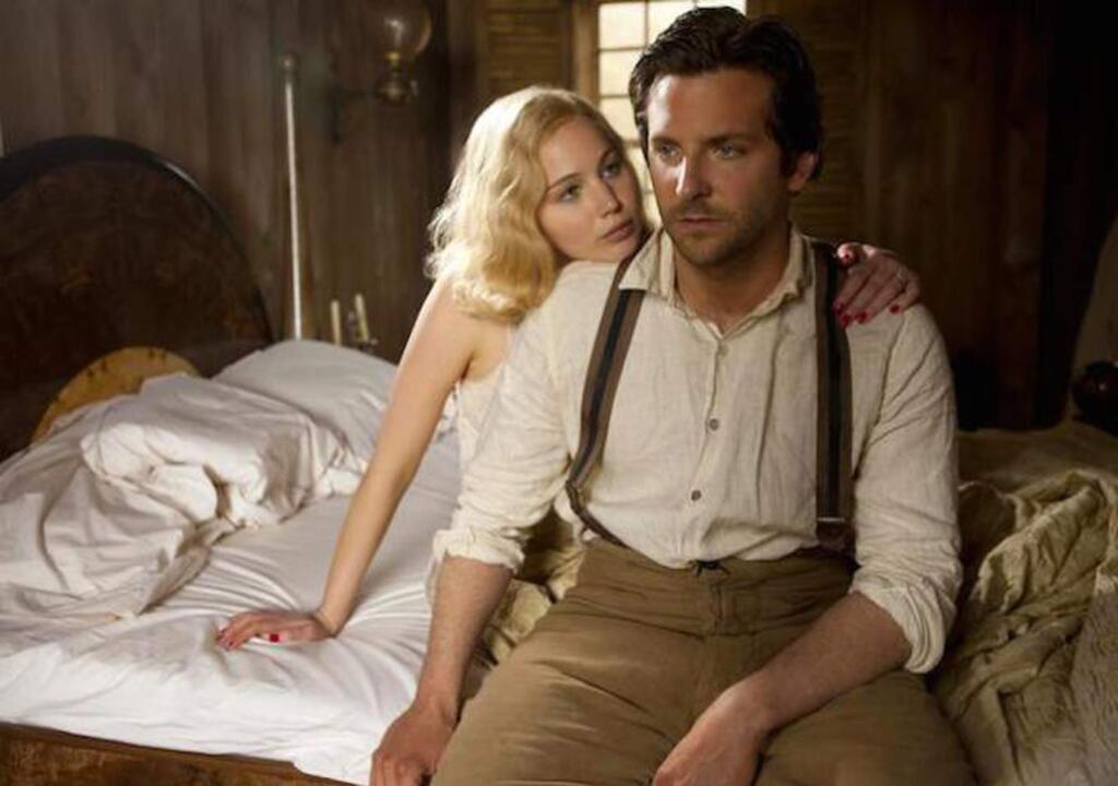 Jennifer Lawrence and Bradley Cooper play George and Serena Pemberton, who build a logging empire in the North Carolina mountains at the end of the 1920s in 'Serena.' (MAGNOLIA PICTURES)