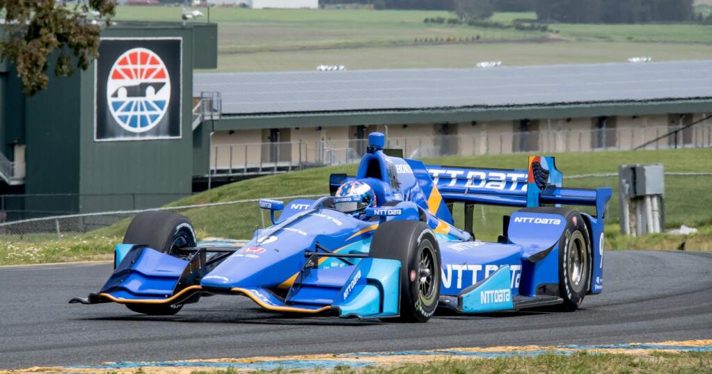 Mike Finnegan/Special to the Index-TribuneScott Dixon was one of 13 IndyCar drivers who were testing Hondas on April 4 at Sonoma Raceway. The Raceway will again host the GoPro Grand Prix of Sonoma, Sept. 15-17.