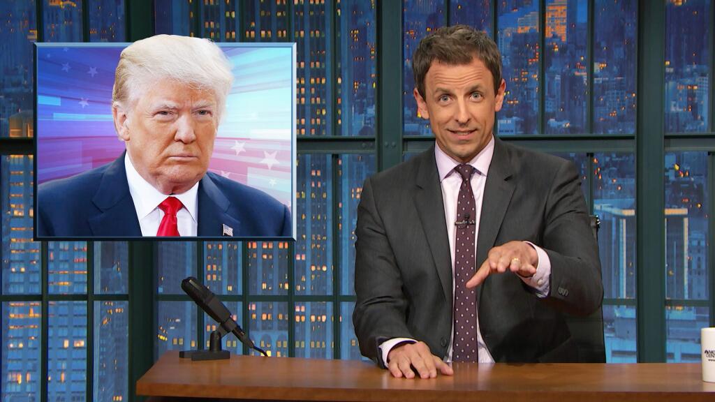 NBCNBC late night TV show host Seth Meyers was host of the 2011 White House Correspondents' Dinner that was famous for President Obama's skewering of Donald Trump, but which also had a more scathing takedown of Trump by Meyers. That dinner has been cited as a turning point that inspired an embarrased Trump to run for the presidency, which he has now won.