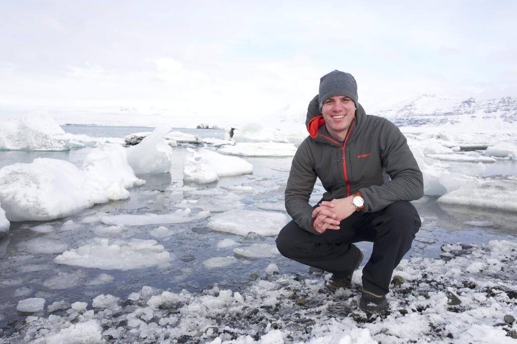 Petaluma resident Chase Olivieri explores Iceland. Olivieri started a travel website to help others find good travel deals. CHASE OLIVIERI