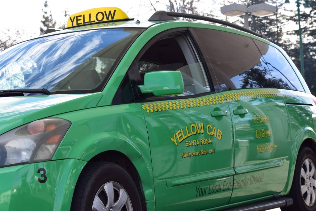 Yellow Cab of Santa Rosa has 25 drivers who are self-employed. (James Dunn / North Bay Business Journal)