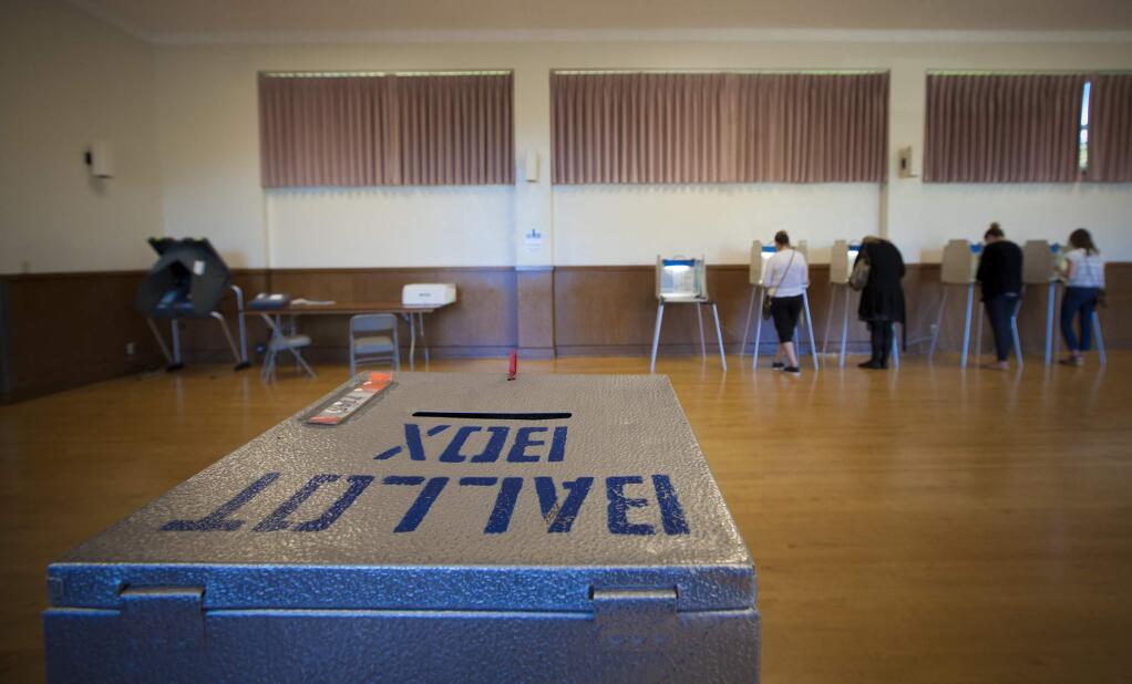All SonomaValley precincts reported a high voter turnout. (Photo by Robbi Pengelly/Index-Tribune)