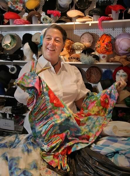 Marta Koehne, owner of Hot Couture vintage clothing store in Santa Rosa. (Press Democrat/ Mark Aronoff)