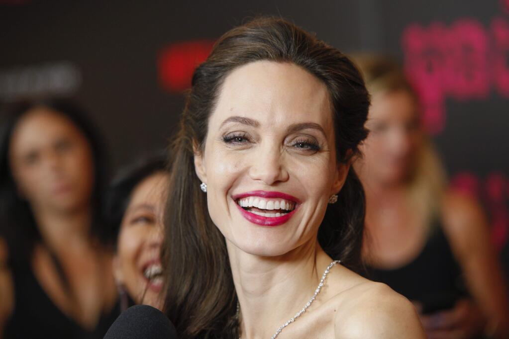 Angelina Jolie attends a special screening of Netflix's'First They Killed My Father' at the DGA theater on Thursday, Sept. 14, 2017, in New York. (Photo by Andy Kropa/Invision/AP)