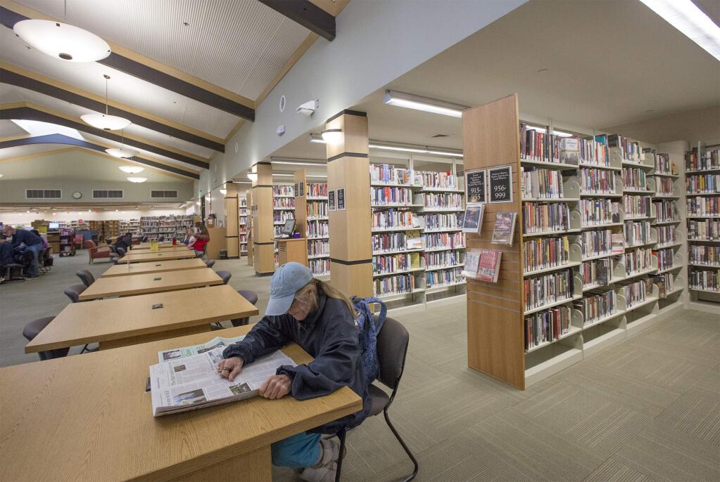 The Sonoma Valley Regional Library at 755 West Napa St. (Photo by Robbi Pengelly/Index-Tribune)