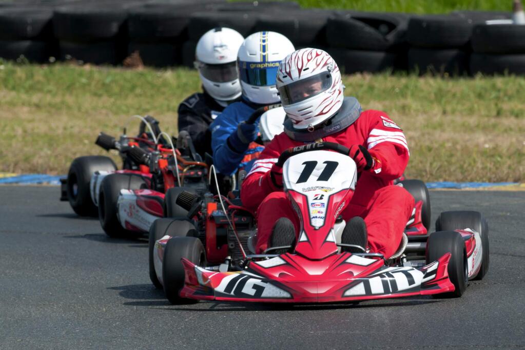 Mike Finnegan/Sonoma RacewayRacing enthusiasts can go head-to-head against stars from the NHRA Mello Yello Drag Racing Series in a charity karting event on April 9.