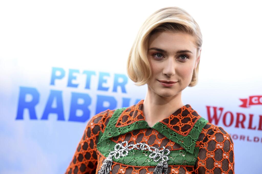Elizabeth Debicki arrives at the world premiere of 'Peter Rabbit' at The Grove on Saturday, Feb. 3, 2018 in Los Angeles. (Photo by Jordan Strauss/Invision/AP)
