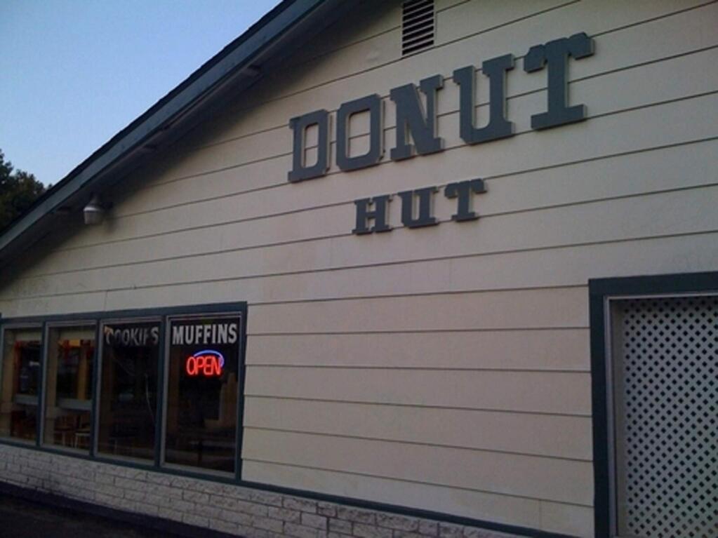 TwitterDonut Hut, at the corner of Healdsburg Avenue and B Street in Santa Rosa is being replaced by a coffee and beer space. 11/14