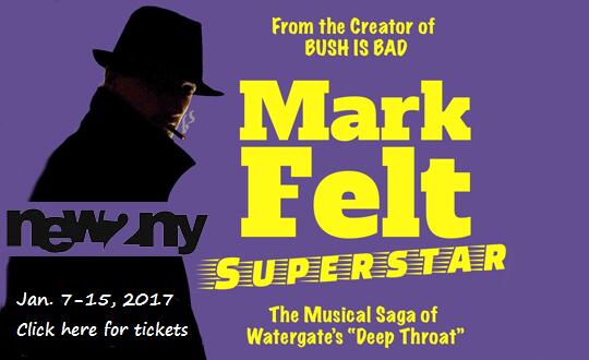 'Mark Felt, Superstar,' based on the former Santa Rosan and Watergate whistleblower, Deep Throat, opens in January in New York. (Photo: www.yorktheatre.org.)
