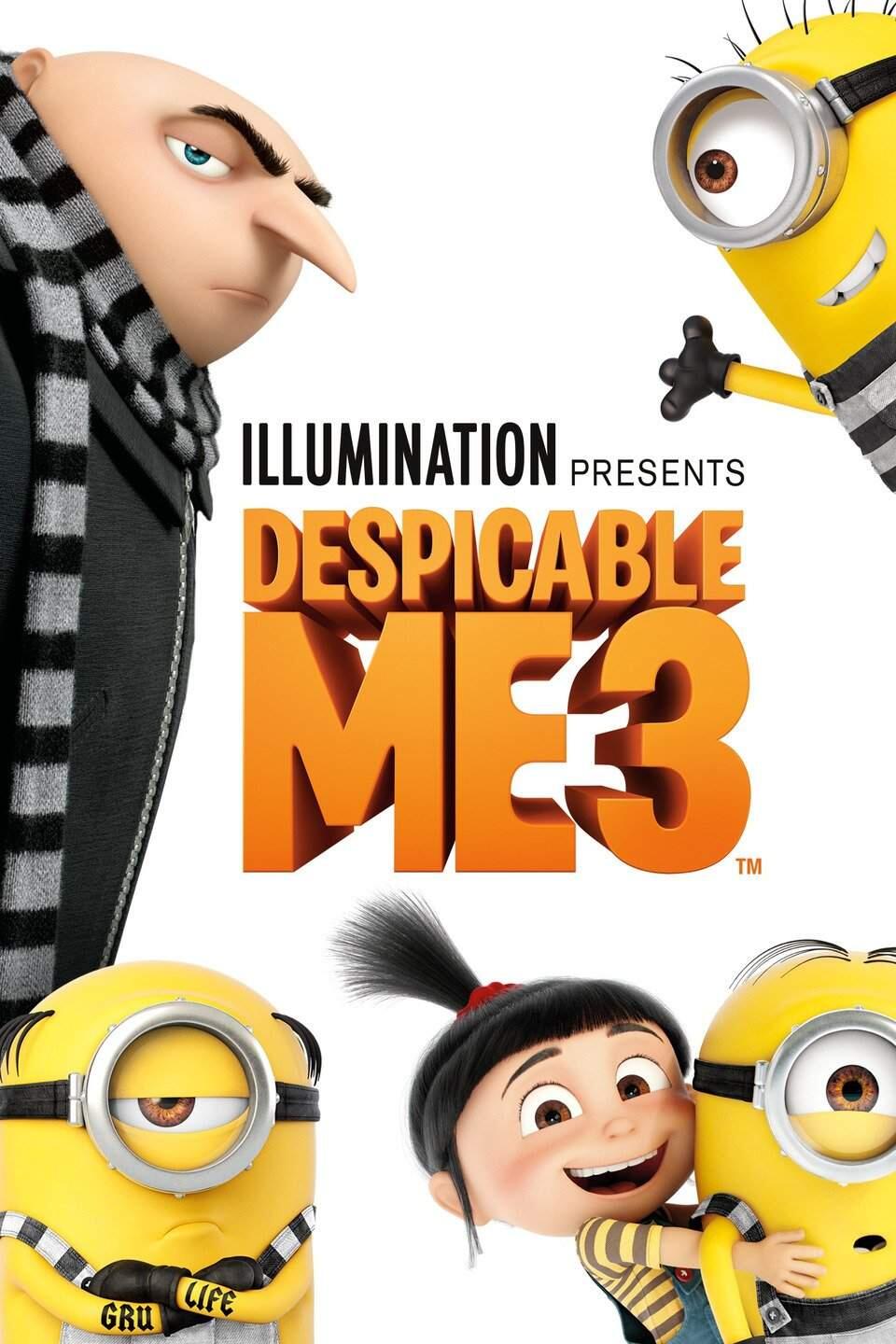 Cute kids, bumbling minions, and Gru all return for a third time in 'Despicable Me 3,' screening on Aug. 9 at Luccesi Park.